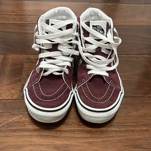 Girls Vans SK8 High, Size 2